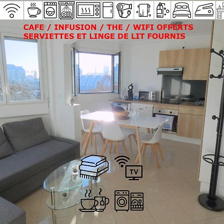 奥尔良37M2 Lumineux Face Gare Sncf, Wifi Et Cafe Et The Offerts公寓 外观 照片